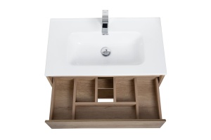 Тумба с раковиной BelBagno Kraft 80 светлое дерево - 2