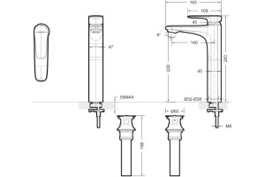Смеситель Bravat Source F1173218CP-A-ENG для раковины - 2