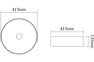 Рукомойник SantiLine SL-1054MB черный матовый - 2