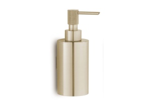 Дозатор для жидкого мыла настенный Boheme Uno золото матовое