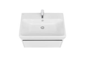 Тумба под раковину Aquaton Марти 70 белый-светлое дерево 