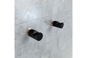 Крючок IDDIS Petite PET2SR1i41 черный матовый с розовым золотом - 2