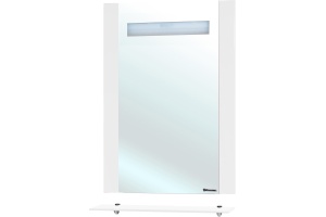 Мебель для ванной Bellezza Берта подвесная 60 белая - 3