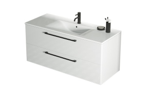 Тумба под раковину Sanvit Сити 100 белый глянец