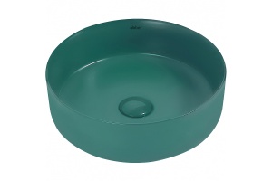 Накладная раковина Abber Bequem 36 темно-зеленая матовая