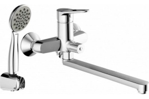 Смеситель Bravat Eco-D F693158C-LB  с длинным изливом