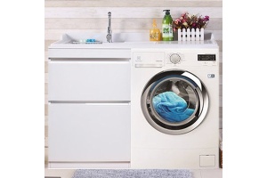 Тумба с раковиной Style Line Даллас 130 Люкс Plus, напольная, белая