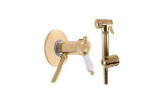 Гигиенический душ Rav-Slezak Labe со смесителем золото