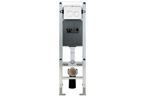 Система инсталляции WeltWasser WW AMBERG 350 ST CR с кнопкой смыва хром (10000008214)