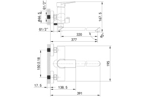 Смеситель Iddis Bridge универсальный BRDSB02i10WA - 3