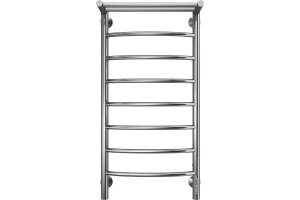 Электрический полотенцесушитель Terminus Классик П8 400x850 с полкой Хром