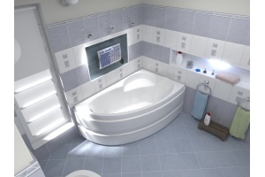 Акриловая ванна Bas Сагра 160x100 см R - 3