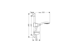Душевой гарнитур Hansgrohe Raindance E (27883000) - 3