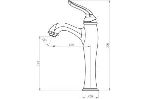 Смеситель BelBagno Tiffani TIF LMC CRM для раковины - 2