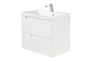 Тумба с раковиной BelBagno Vittoria 90 белый матовый - 3