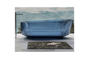 Ванна из полиэфирной смолы Abber Kristall 170х80 синяя