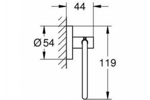 Держатель туалетной бумаги Grohe  (40689001) - 3