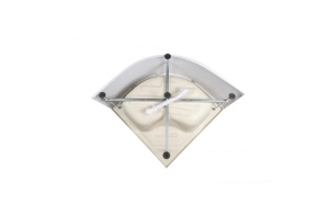 Душевая кабина Deto L 80х80 с гидромассажем, хром (L980NGM) - 3