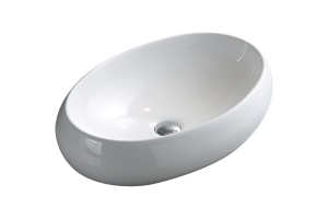 Раковина накладная Ceramalux N белый (9030D)