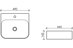 Рукомойник Ceramica Nova Element CN5011 - 2