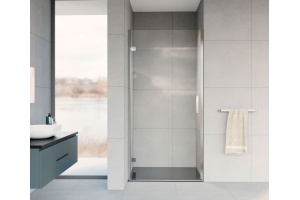 Душевая дверь в нишу Vincea Flex VDP-1F900CL 90 см, хром, стекло прозрачное - 2