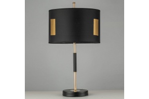 Настольная лампа декоративная Arti Lampadari Oggebio Oggebio E 4.1.T2 BKG