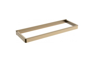 Полка стеклянная Abber Westen золото матовое