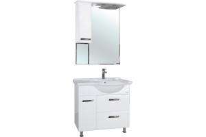 Тумба для комплекта Bellezza Балтика 90 R белая - 3