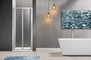 Душевая дверь в нишу Vincea Garda VDB-1G800CL 80 см, профиль хром, стекло прозрачное - 2