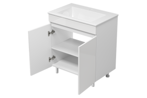 Тумба под раковину Misty Енисей 70 белая - 3