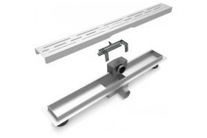 Душевой лоток Esbano Meta 80 хром матовый - 2