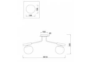 Потолочная люстра Freya Paolina FR5011CL-05B - 3