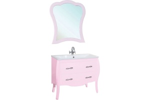 Зеркало Bellezza Грация 80 розовое - 2