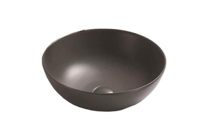 Раковина накладная CeramaLux NC 41.5 см серый матовый (104MDH-2)