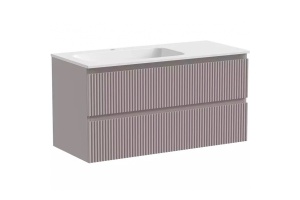 Тумба под раковину Sancos Snob R 100 левая темно-бежевая