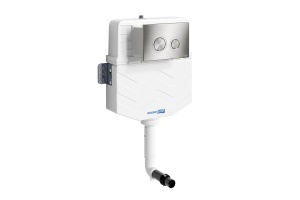 Смывной бачок скрытого монтажа Wasserkraft Aller кнопка смыва никель