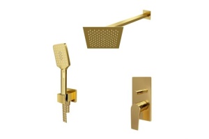 А55201 Встраиваемый комплект для душа с верхней душевой насадкой и лейкой