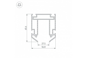 Профиль-держатель Arlight Mag-Stretch-Orient-2000 036147 - 3
