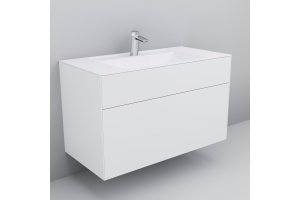 Мебель для ванной Am.Pm Inspire V2.0 100 белый матовый - 2