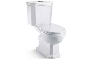 Чаша для напольного унитаза Boheme Vogue белая с бачком без сиденья