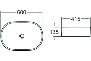 Раковина SantiLine SL-1028 - 2