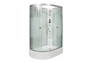 Душевая кабина Deto L 120х80 с гидромассажем, без крыши (L720RNGM) - 2