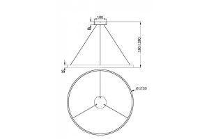 Подвесной светильник Maytoni Rim MOD058PL-L65B3K - 2