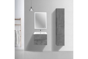 Тумба под раковину Vincea Mia Slim 60 серая - 2