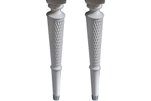 Ножки для тумбы Boheme Armadi Art Vallessi Avangarde Denti 45 белый