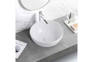 Раковина накладная ABBER Bequem 36 белая (AC2105) - 3