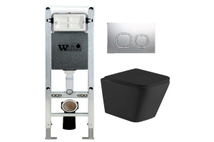 Комплект Weltwasser AMBERG 350 ST + GELBACH 004 MT-BL + AMBERG RD-MT CR (10000006516)