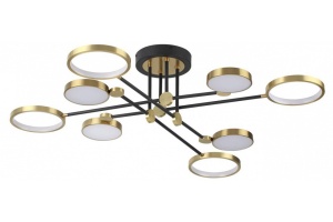 Потолочная светодиодная люстра Odeon Light Midcent Denzel 4320/75CL