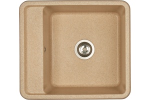 Мойка кухонная AQUATON Беллис 57 песочная