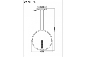 Подвесной светильник Moderli Novas V2892-PL - 2